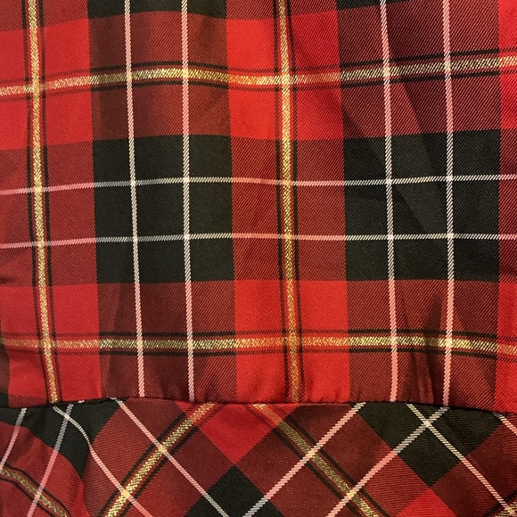NWT Children’s Place Adult Holiday Plaid Sleeveless Dress Size 18 - Picture 4 of 6